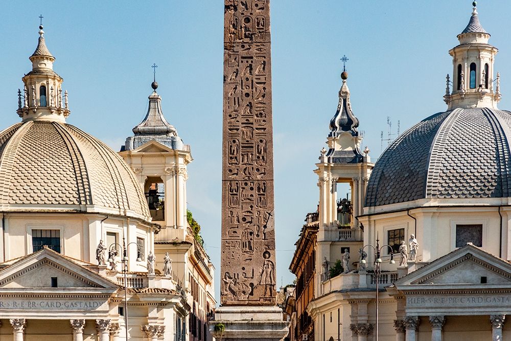 Italy-Rome Piazza del Popolo with Flaminio obelisk
